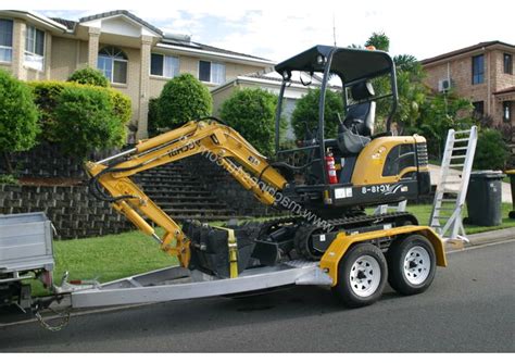 dump trailer mini excavator|used mini excavator trailers for sale.